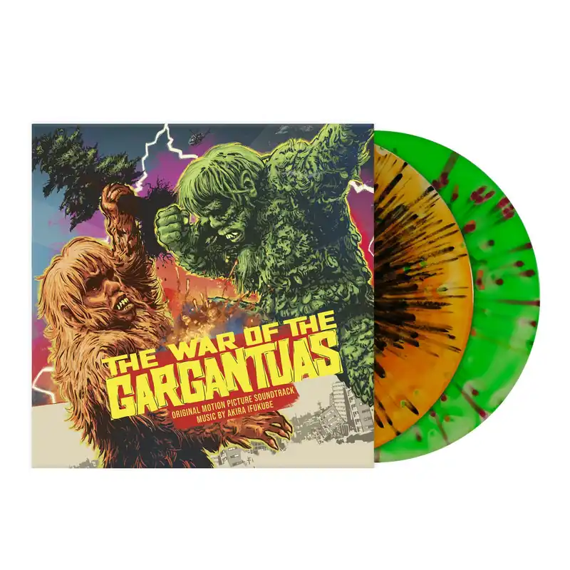IFUKUBE,AKIRAWAR OF THE GARGANTUAS - O.S.T. (SANDA & GAIRA COLORED VINYL) - LP Weekend Sale