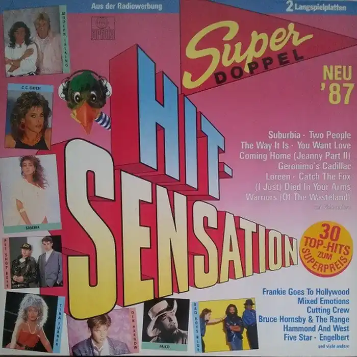 Cheap Various – Super Doppel Hit-Sensation '87 (2xLP) (VG/VG+)