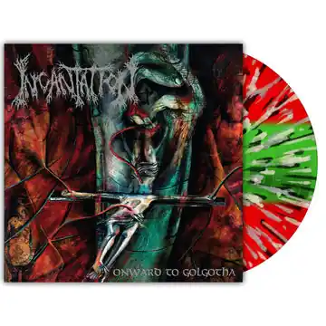 INCANTATION ONWARD TO GOLGOTHA (THREE COLOR STRIPE WITH SPLATTER) - LP Best Seller