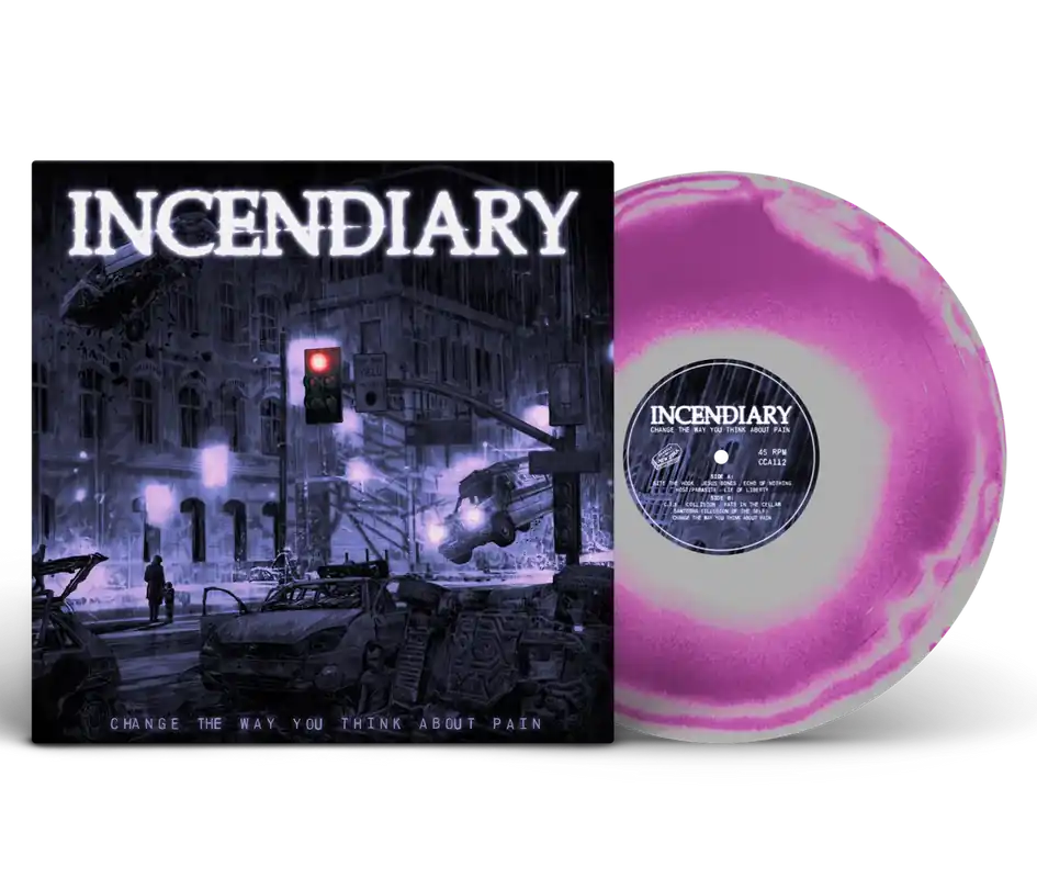 Sale INCENDIARY CHANGE THE WAY YOU THINK ABOUT PAIN (INDIE EXCLUSIVE LIMITED EDITION VIOLET/GREY/NEON VIOLET MIX) - LP