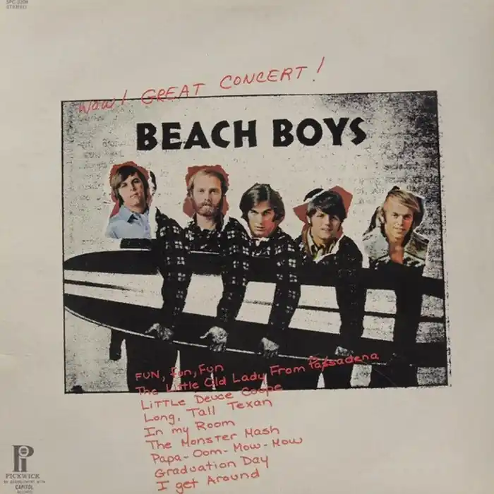 Top Pick The Beach Boys – Wow! Great Concert! (VG+/VG+)