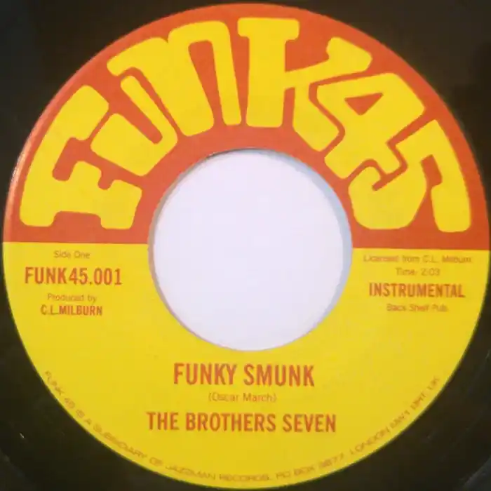 The Brothers Seven – Funky Smunk / Evil Ways (VG+/Generic) Authentic