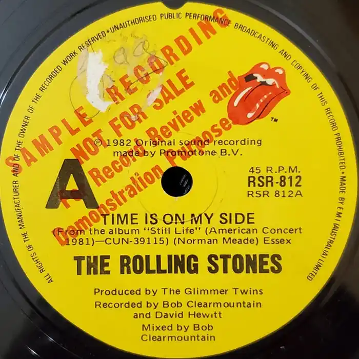 Premium The Rolling Stones – Time Is On My Side (Live) (VG+/Generic)