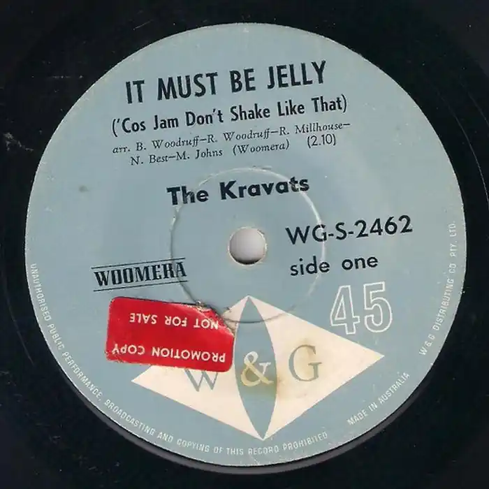 Money Back Guarantee The Kravats – It Must Be Jelly ('Cos Jam Don't Shake Like That) (VG+/Generic)