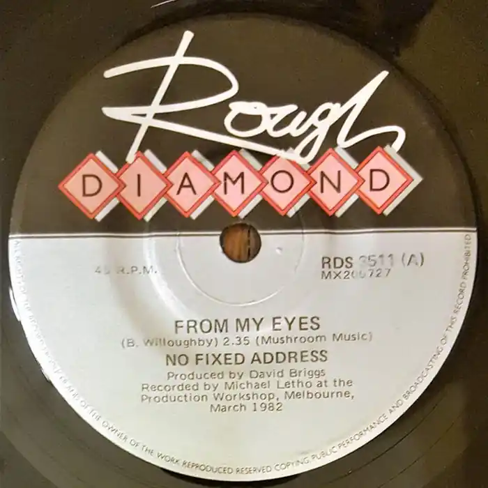 No Fixed Address – From My Eyes (VG+/Generic) Authentic