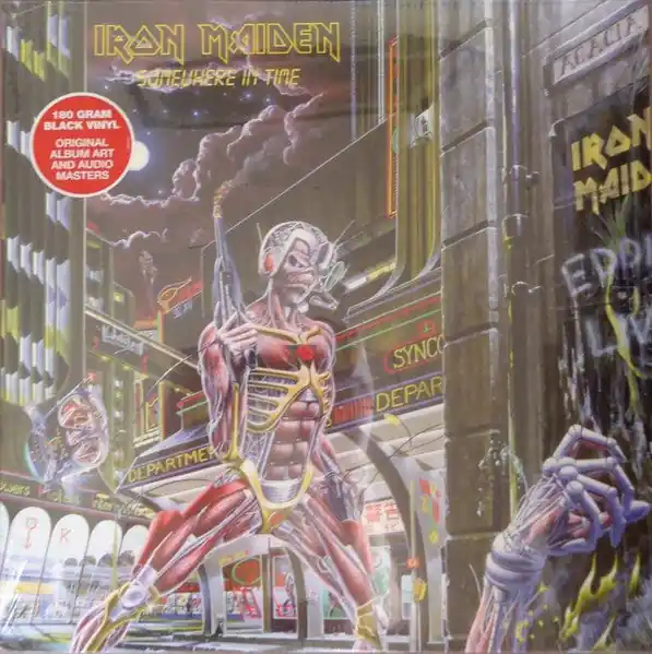 Limited Edition IRON MAIDEN SOMEWHERE IN TIME - LP