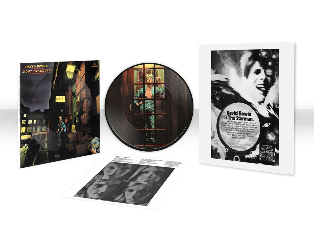 Professional Grade The Rise and Fall of Ziggy Stardust and the Spiders from Mars P.D LP