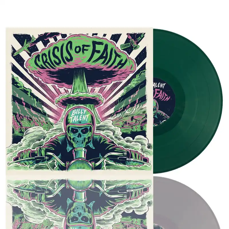 Exclusive CRISIS OF FAITH Limited Green Vinyl LP