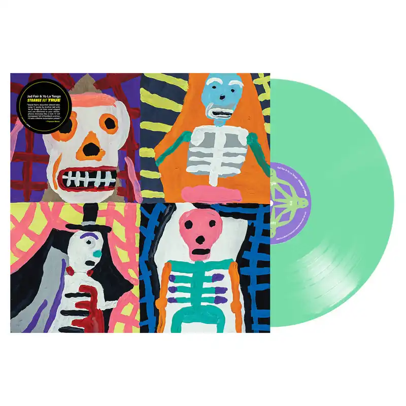 Seasonal Sale JAD FAIR & YO LA TENGO STRANGE BUT TRUE (MINT GREEN) - LP