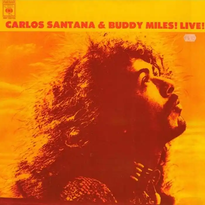 Free Shipping Carlos Santana, Buddy Miles – Carlos Santana And Buddy Miles! Live! (VG+/VG+)