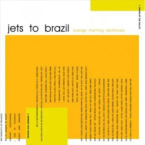 While Supplies Last JETS TO BRAZIL ORANGE RHYMING DICTIONARY (180 GRAM) - LP