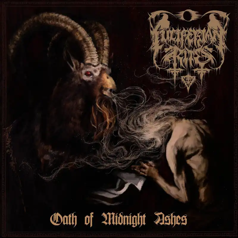 Luciferian Rites - Oath Of Midnight Ashes (Colored Vinyl) (Clear Vinyl– Josey Records Professional Grade
