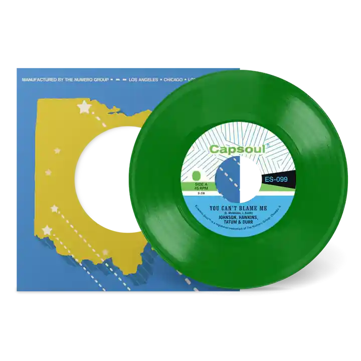 JOHNSON HAWKINS TATUM & DURR YOU CAN'T BLAME ME / YOU'RE ALL I NEED TO MAKE IT (GREEN VINYL) - 7" Free Returns