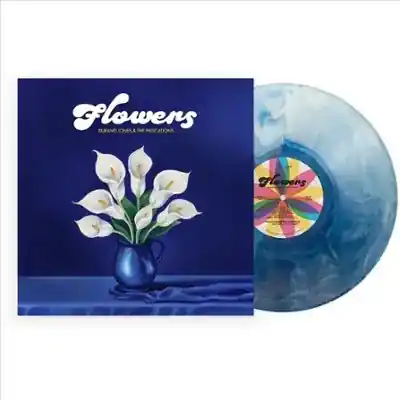 Direct From Factory JONES,DURAND & THE INDICATIONS FLOWERS (BLUE ICEBERG SPLASH) - LP