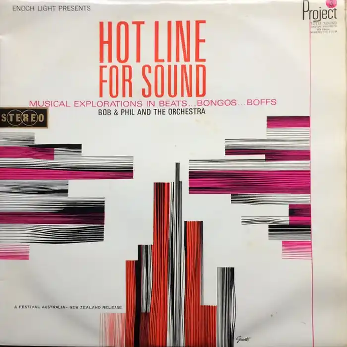 Brand New Bob & Phil And The Orchestra – Hot Line For Sound (Musical Explorations In Beats...Bongos...Boffs) (VG+/VG+)