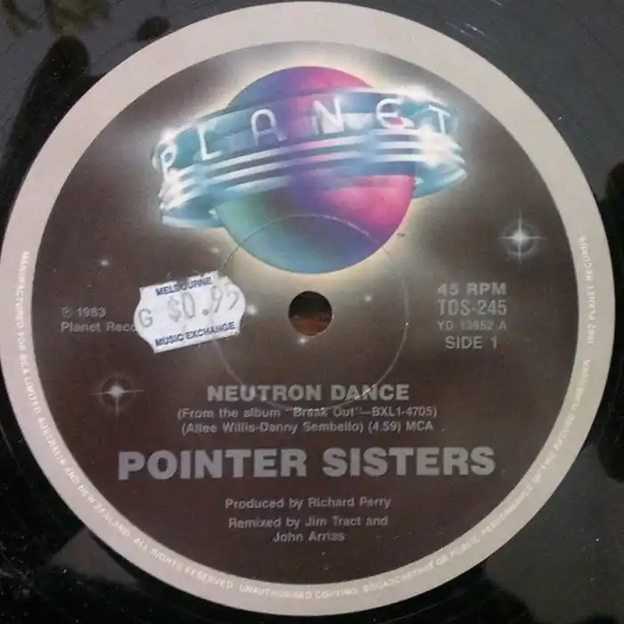 Final Sale Pointer Sisters – Neutron Dance (VG+/Generic)