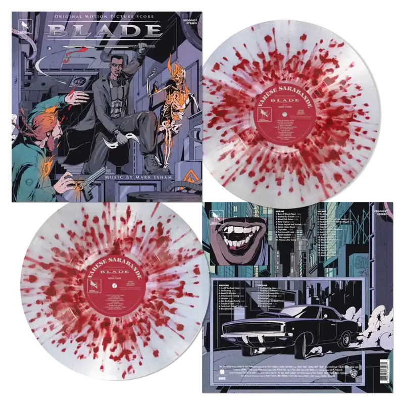 Mark Isham - Blade (Original Soundtrack) (Blood Splatter Clear vinyl)– Josey Records Time-Limited