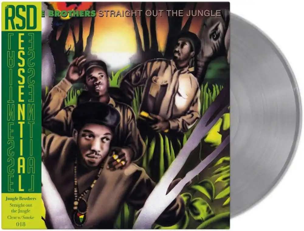 Viral JUNGLE BROTHERS STRAIGHT OUT THE JUNGLE (RSD ESSENTIAL CLEAR WITH SMOKE VINYL) - LP