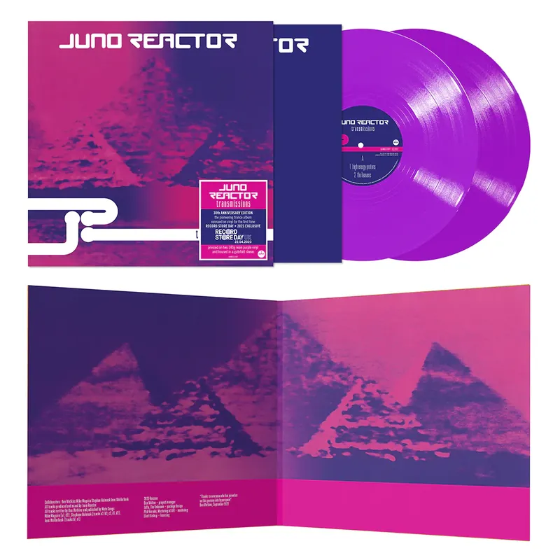 JUNO REACTOR TRANSMISSIONS: 30TH ANNIVERSARY (NEON PURPLE) (RSD23) - LP Final Sale