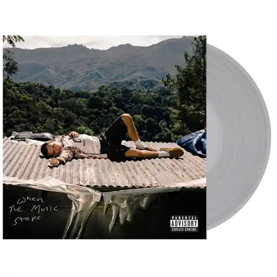 Viral JXDN WHEN THE MUSIC STOPS (CLEAR VINYL) - LP