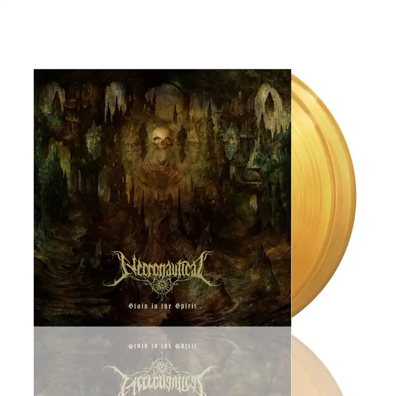 SLAIN IN THE SPIRIT Limited Transparent Amber Vinyl 2LP Set Wholesale