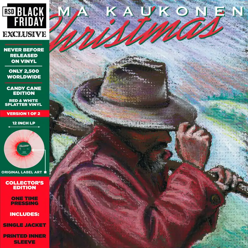 KAUKONEN,JORMA CHRISTMAS CANDY CANE EDITION [RSD Black Friday 2021](BF21) - LP Time-Limited