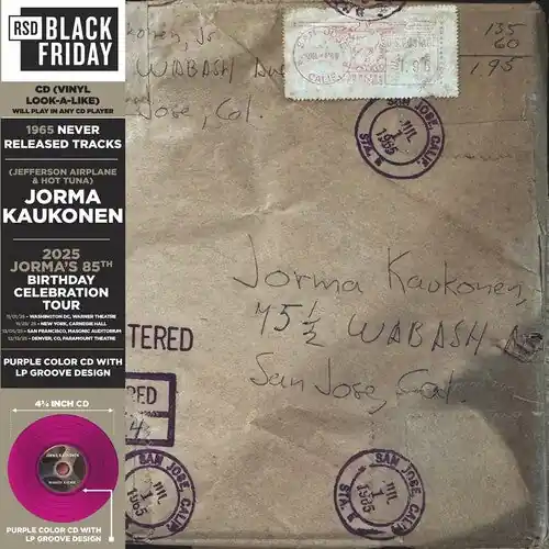 KAUKONEN,JORMA WABASH AVENUE: 1965 (RSD BLACK FRIDAY 2025) - CD Hot Picks