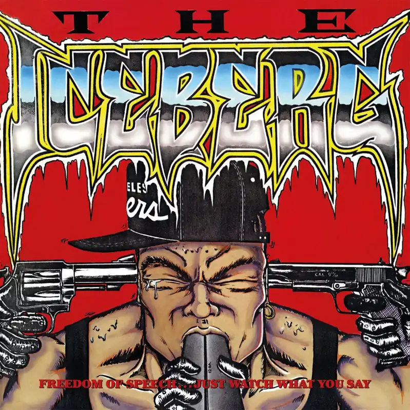 ICEBERG/FREEDOM OF SPEECH Limited Numbered Transparent Red 180gram LP Direct From Manufacturer