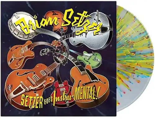 Bargain Setzer Goes Instru-MENTAL! Limited Splattered Vinyl LP