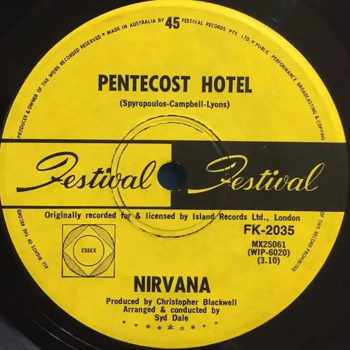 Nirvana – Pentecost Hotel (VG/Generic) New Arrival