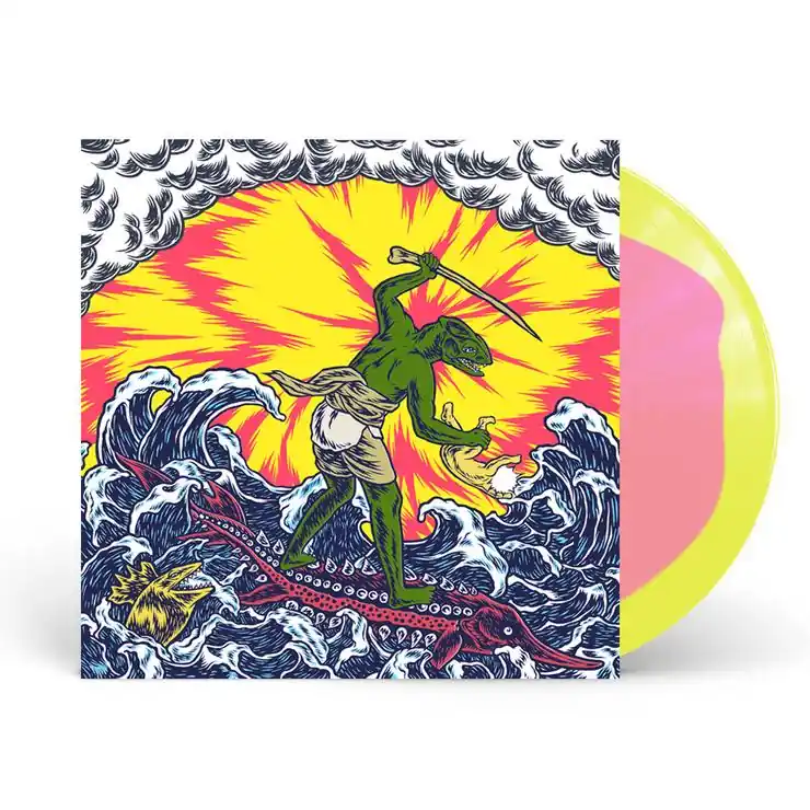Hassle-Free Returns KING GIZZARD & THE LIZARD WIZARD TEENAGE GIZZARD (PINK & YELLOW) - LP