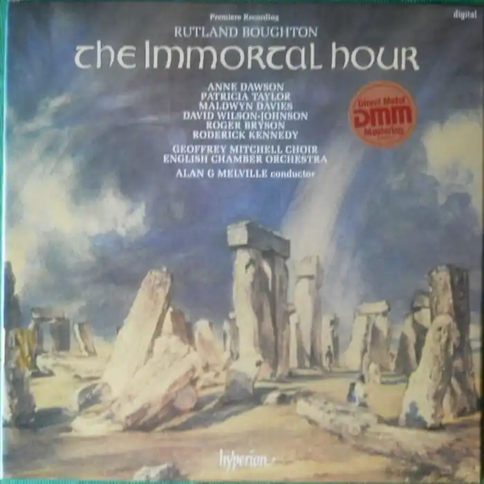 Buy Today Rutland Boughton, Anne Dawson, Patricia Taylor, Maldwyn Davies, David Wilson-Johnson, Roger Bryson, Roderick Kennedy, The Geoffrey Mitchell Choir, English Chamber Orchestra, Alan G. Melville – The Immortal Hour (2xLP) (VG+/VG+)