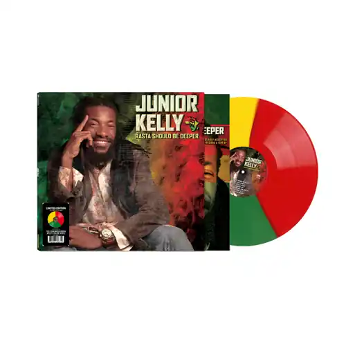 KELLY,JUNIOR RASTA SHOULD BE DEEPER (YELLOW/RED/GREEN SPLIT VINYL) - LP Today Only