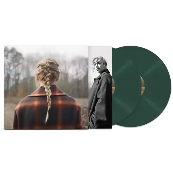 Evermore Limited Deluxe Green Vinyl 2LP Set Hassle-Free Returns