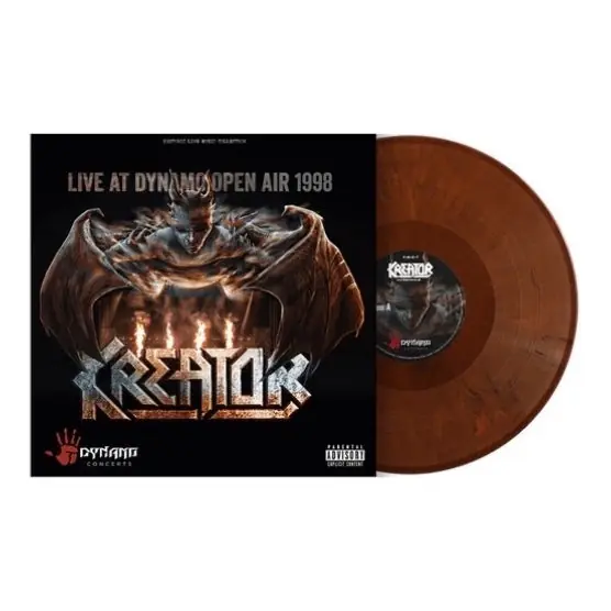 Limited Offer KREATOR LIVE AT DYNAMO OPEN AIR 1998 (BROWN MARBLE) - LP