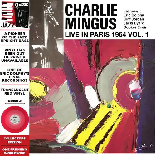 Charlie Mingus - Live in Paris, 1964 Vol. 1 - Translucent Red (Vinyl)– Josey Records Fresh Stock
