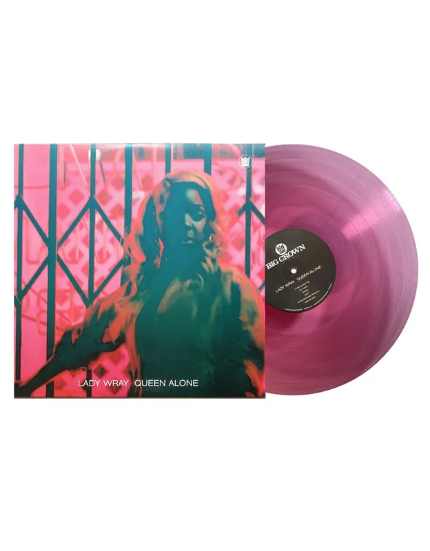 LADY WRAY QUEEN ALONE (CLEAR PINK VINYL) - LP Money Back Guarantee
