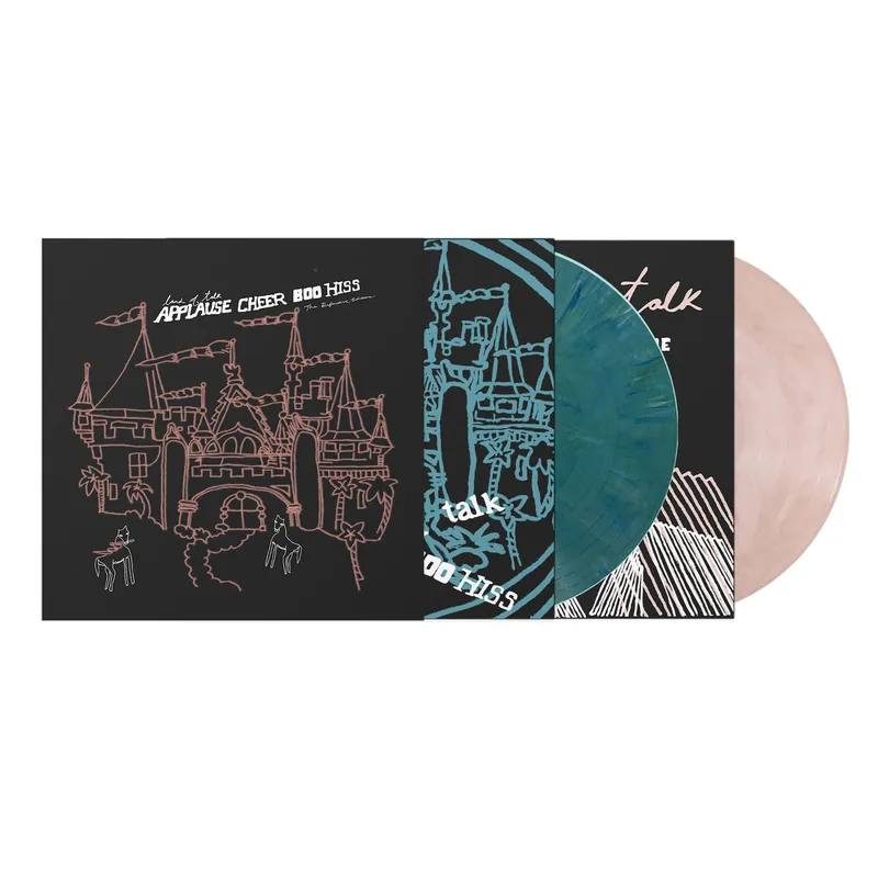 High Quality LAND OF TALK APPLAUSE CHEER BOO HISS: THE DDEFINITIVE EDITION (PINK AND GREEN ECOMIX VINYL) - LP