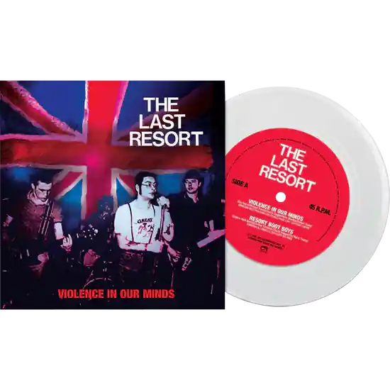 LAST RESORT VIOLENCE IN OUR MINDS (WHITE VINYL) - 7" Factory Price
