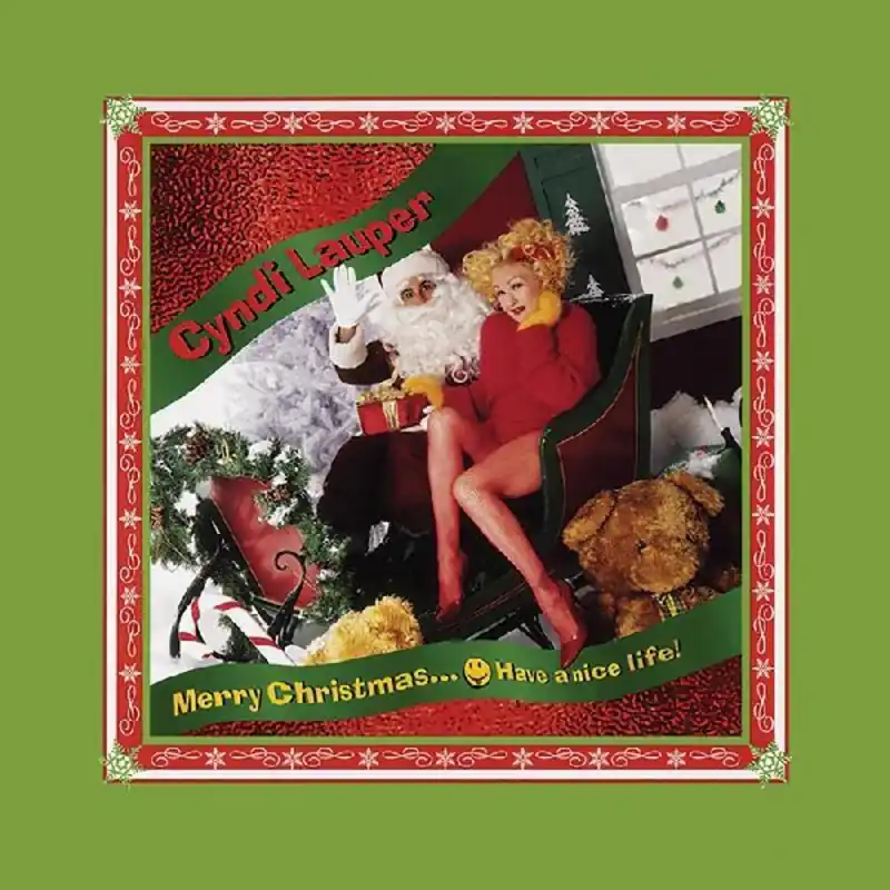 Hassle-Free Returns LAUPER,CYNDI MERRY CHRISTMAS (CLEAR/WHITE/RED) - LP