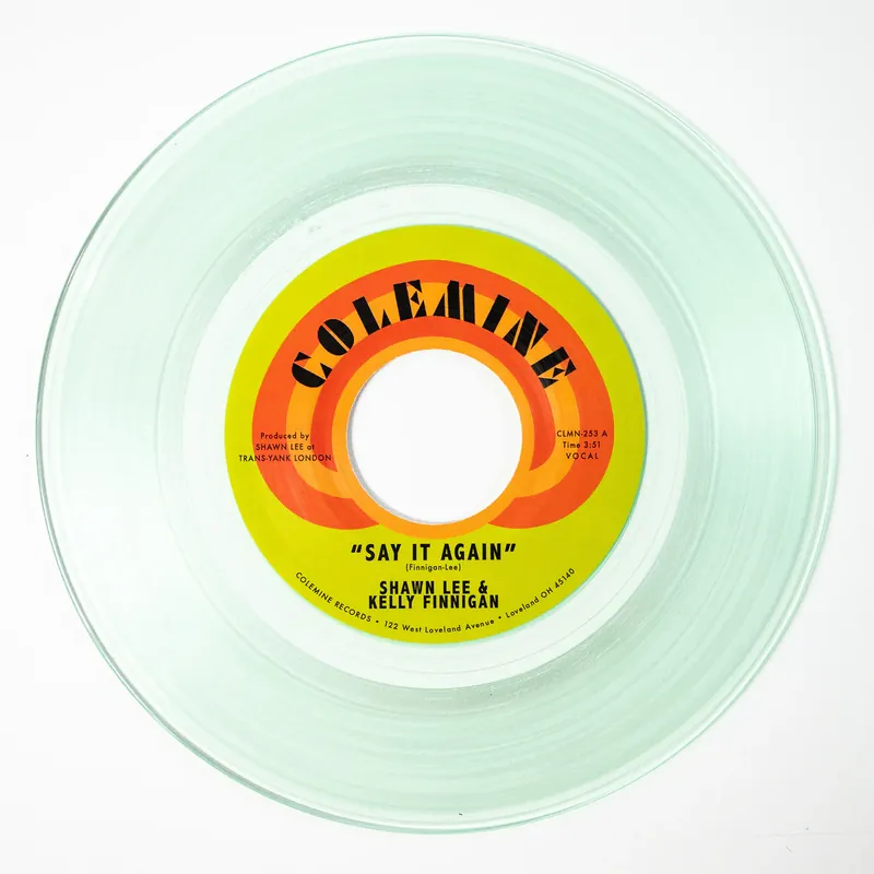 LEE,SHAWN / FINNIGAN,KELLY SAY IT AGAIN / HARPSICHORD ROCK (COKE BOTTLE CLEAR) - 7" Get Yours