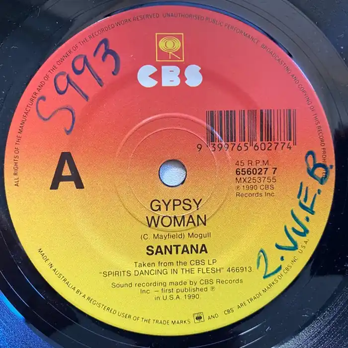 Special Discount Santana – Gypsy Woman (VG+/Generic)