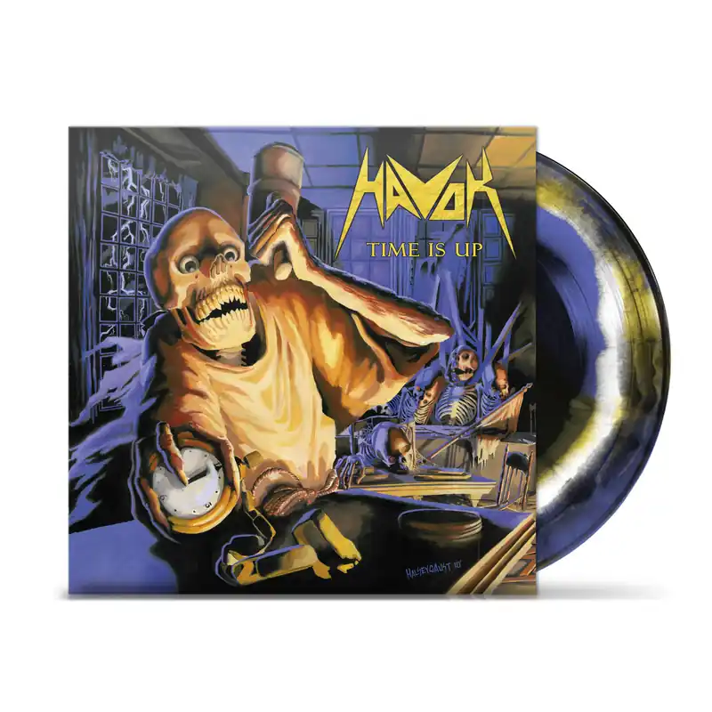Original Time Is Up Limited Black/Blue White & Yellow Swirl Vinyl LP