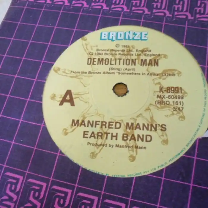 Manfred Mann's Earth Band – Demolition Man (E/Generic) In Demand