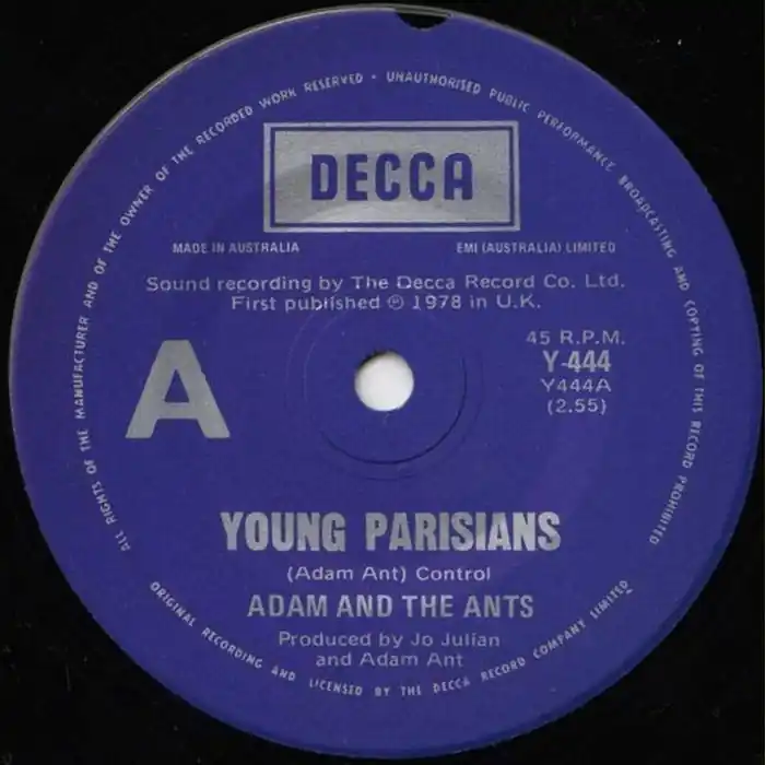 Money Back Guarantee Adam And The Ants – Young Parisians (E/Generic)