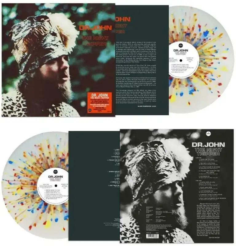 Direct From Factory The Night Tripper Limited Voodoo Splattered Vinyl LP