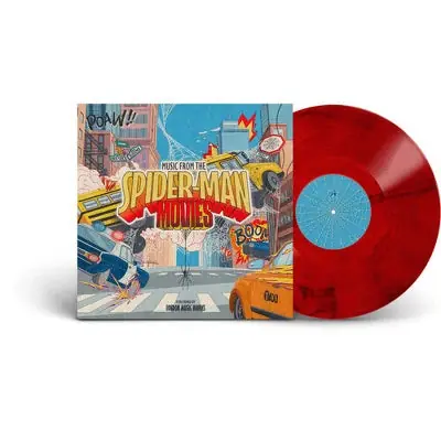 LONDON MUSIC WORKS MUSIC FROM SPIDER-MAN MOVIES (RED MARBLED) - LP Limited Edition