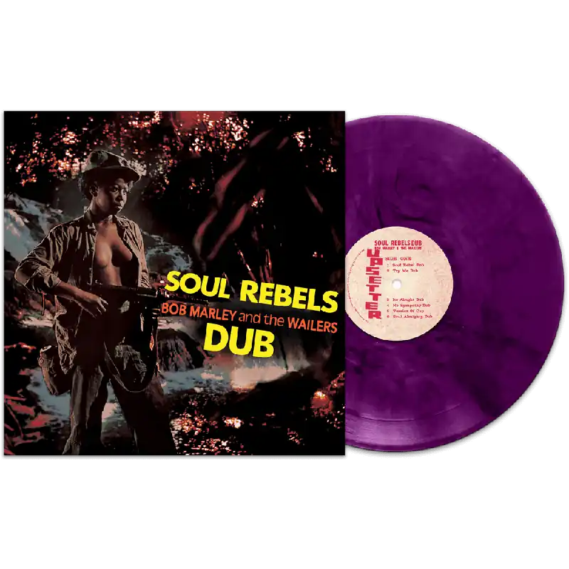 MARLEY,BOB & THE WAILERS SOUL REBELS DUB (PURPLE MARBLE) - LP Free Delivery