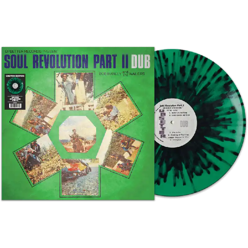 Free Shipping MARLEY,BOB & THE WAILERS SOUL REVOLUTION PART II DUB (GREEN SPLATTER) - LP