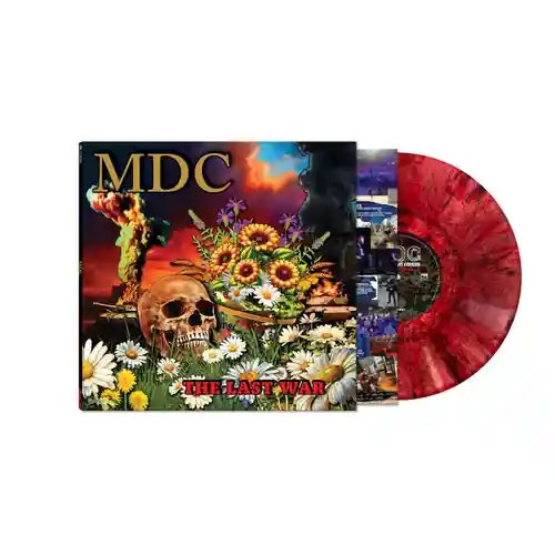 Final Sale MDC LAST WAR (RED MARBLE VINYL) - LP